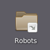 Robots-folder shorcut icon